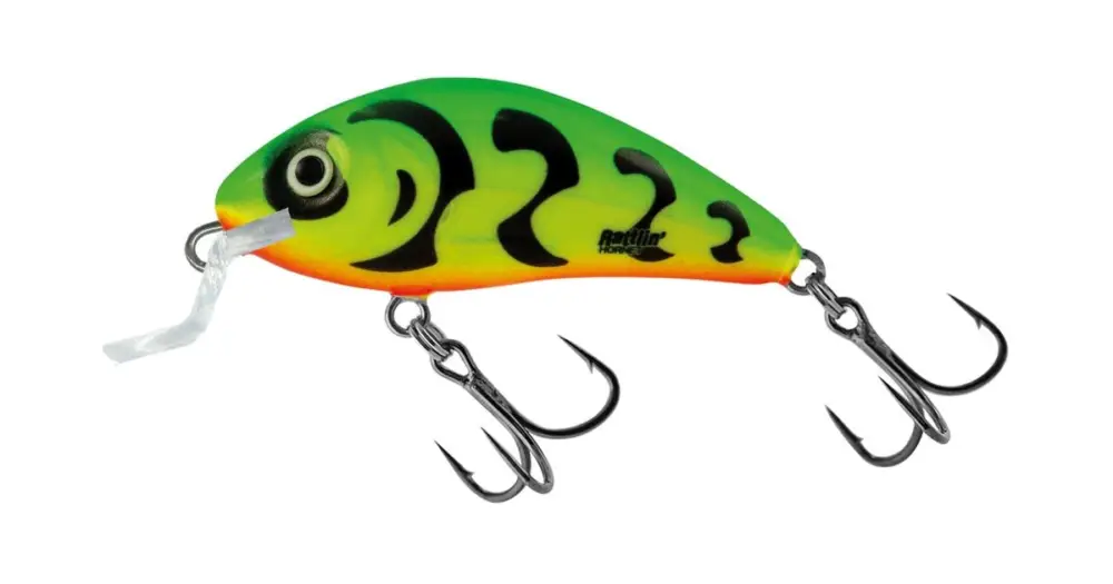 Doprava Zdarma Salmo Wobler Rattlin’ Hornet Shallow Green Tiger - 4,5 cm - 5,5 g