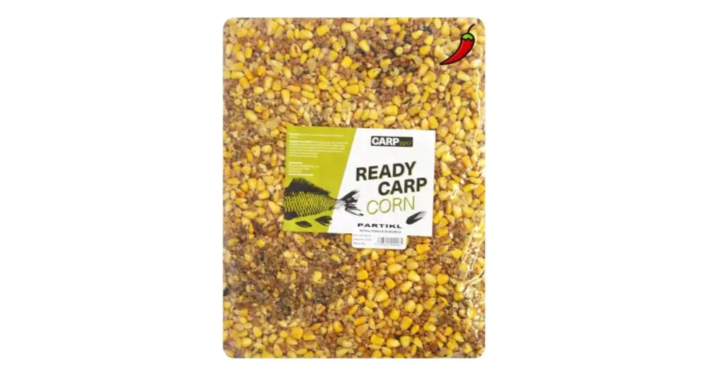 Carpway Kukuřice Ready Carp Corn Partikl Chilli - 3 kg Vysoce Kvalitní