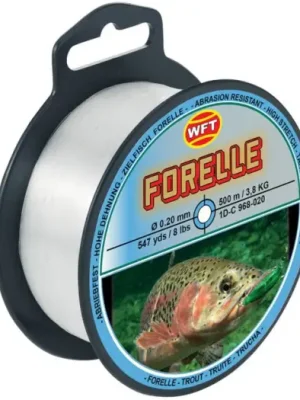 WFT Vlasec Zielfisch Pstruh 500 m Clear Originální