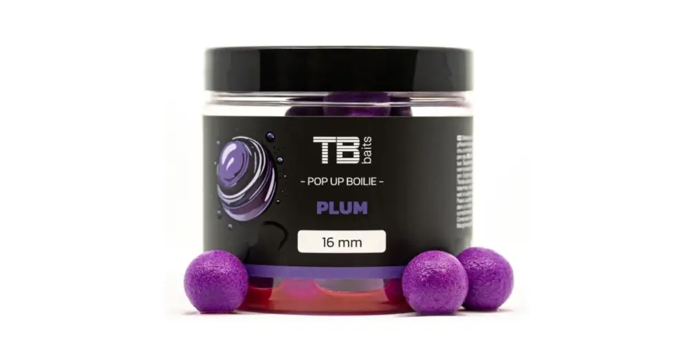 Objednat Nyní TB Baits Plovoucí Boilie Pop-Up Plum + NHDC 65 g-16 mm