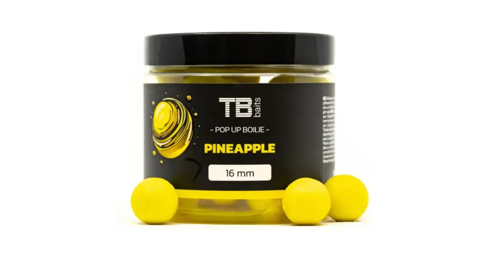 TB Baits Plovoucí Boilie Pop-Up Pineapple + NHDC 65 g-16 mm Autentický