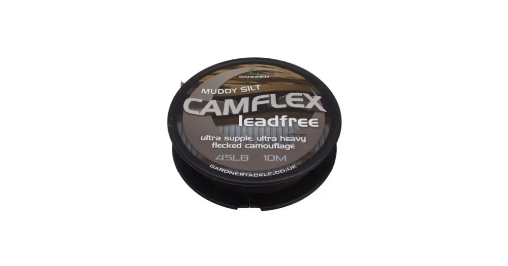 Cenově Výhodný Gardner Bezolovnatá Šnůrka Camflex Leadfree 10 m - Muddy Silt - 45 lb