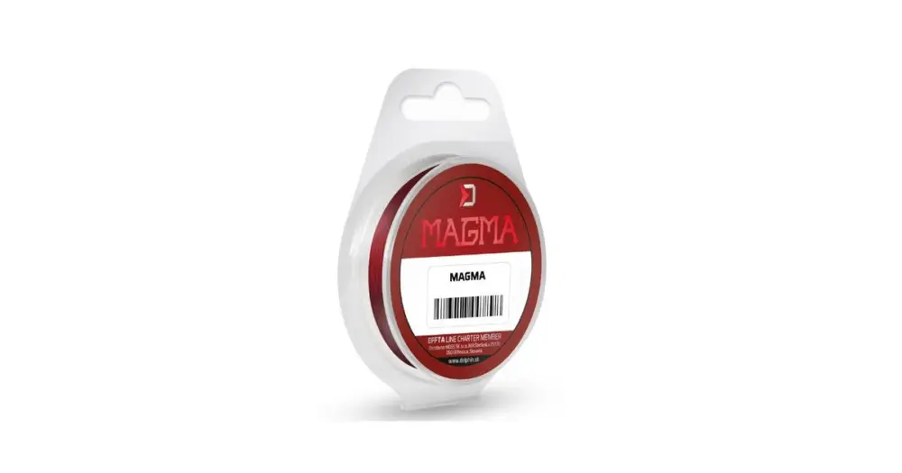 Vysoce Kvalitní Delphin Vlasec Monofil Magma Bordový 50 m - 0,234 mm 10,3 lb