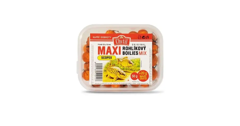 Cenová Bomba Chytil Rohlíkové Boilie Maxi 20 mm 60 g-Česnek
