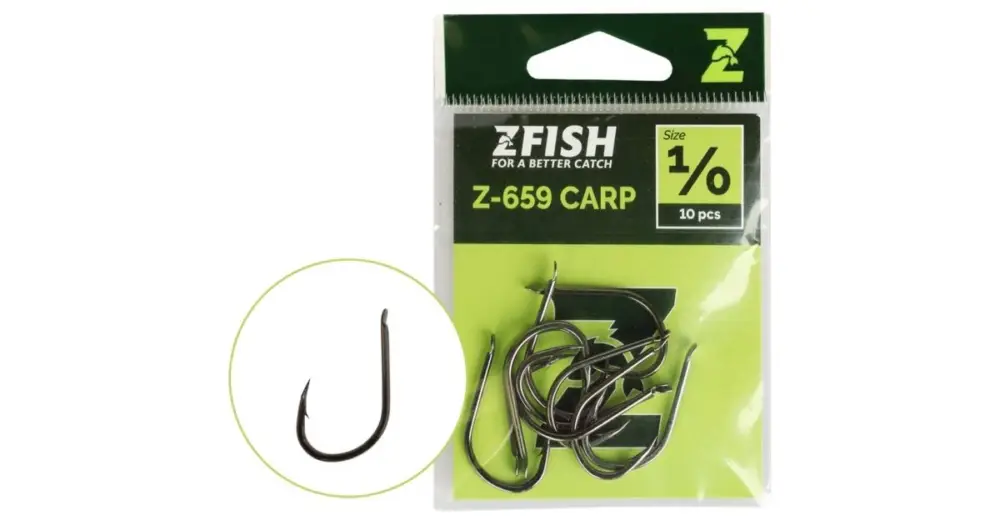 Nejlepší Cena Zfish Háčky Carp Hooks Z-659 - 4