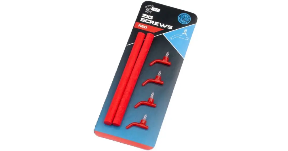 Nash Rovnátka Zig Screws - Červená Sezónní Sleva
