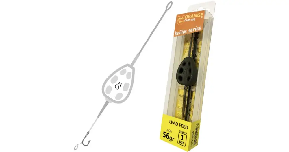 Oblíbený Life Orange Carp Rig Lead Feed - 56 g