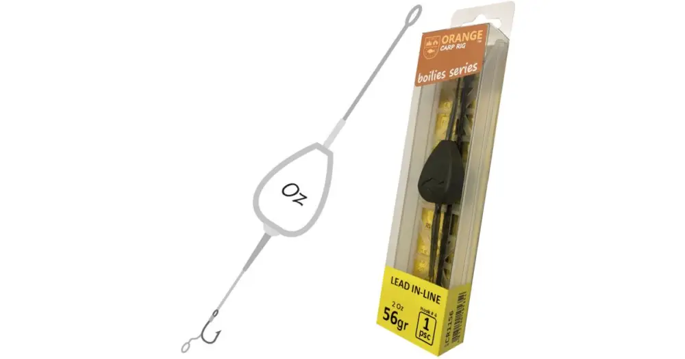 Originální Life Orange Carp Rig Lead In-Line - 71 g