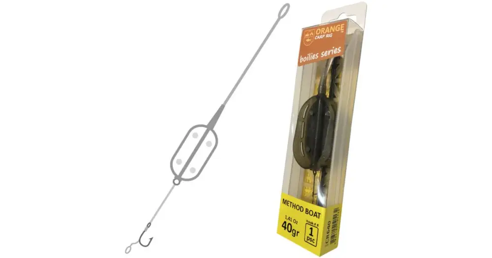 Výhodná Nabídka Life Orange Method Feeder Boat Rig - 30 g