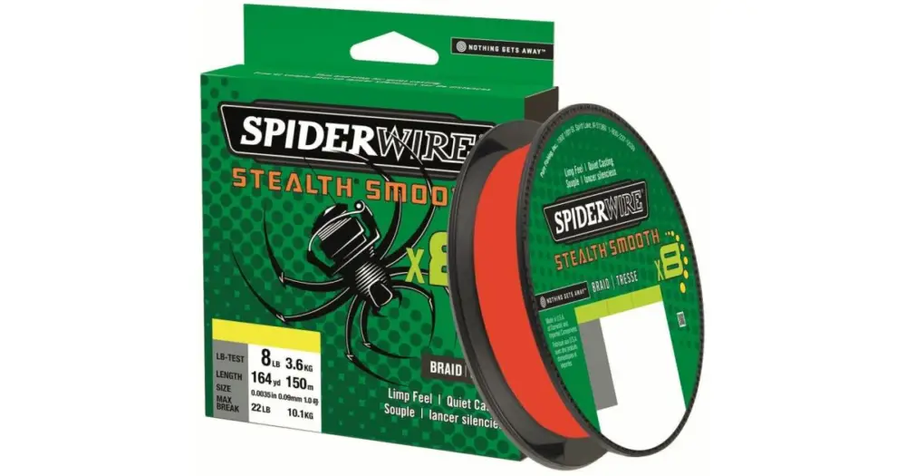 Nejlepší Volba Spiderwire Splétaná Šňůra Stealth Smooth 8 Červená 150 m - 0,13 mm 12,7 kg