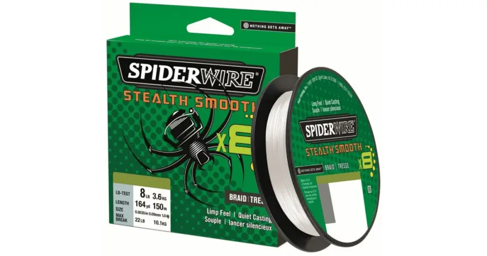 Spiderwire Splétaná Šňůra Stealth Smooth 8 Průhledná 150 m - 0,13 mm 12,7 kg Originální