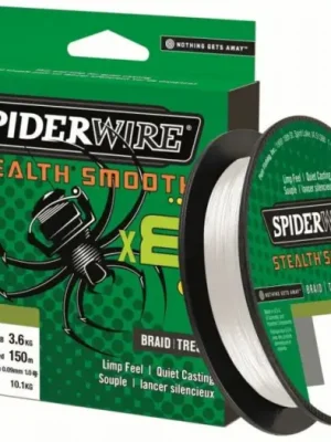 Akční Nabídka Spiderwire Splétaná Šňůra Stealth Smooth 8 Průhledná 150 m - 0,23 mm 23,6 kg
