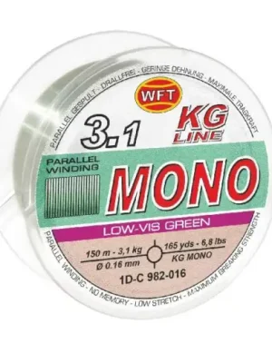 WFT Vlasec KG Mono Green 150 m - 0,22 mm 5,6 kg Bezpečná Platba