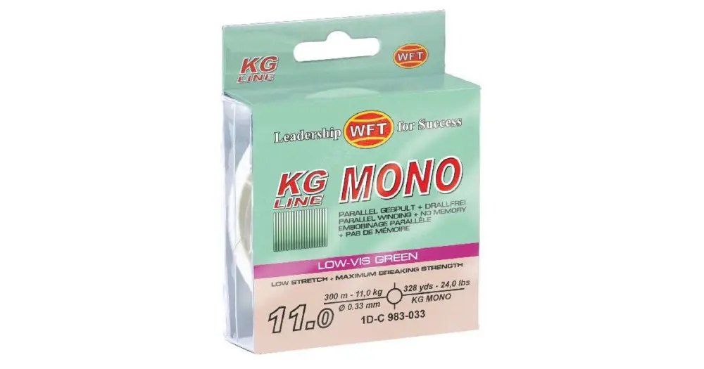 Nejlepší Volba WFT Vlasec KG Mono Green 300 m