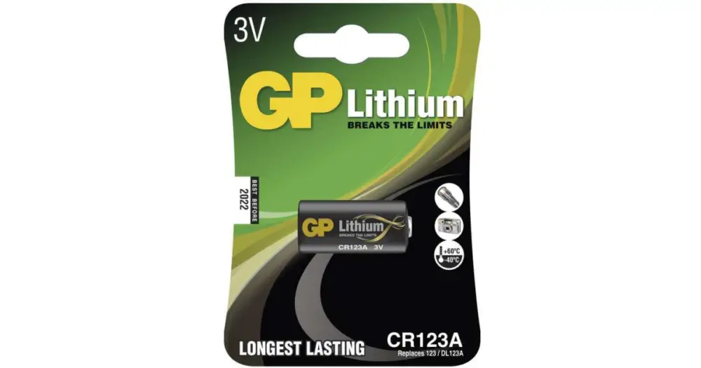 Nejlepší Volba GP Batteries Lithiová baterie GP CR123A