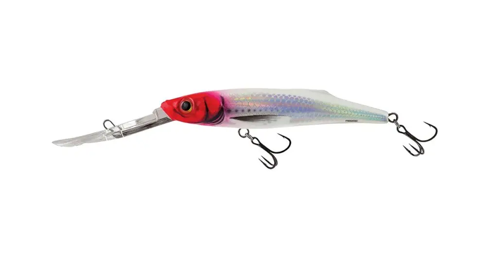 Salmo Wobler Freediver Super Deep Runner Holographic Red Head 7 cm 8 g Vrácení Zdarma