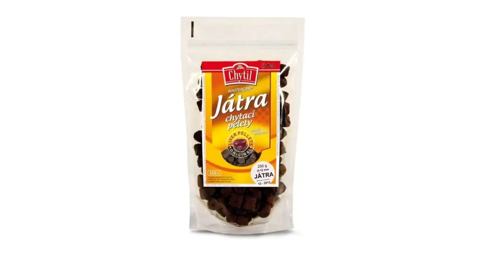 Sleva Chytil Chytací Pelety S Dírkou 250 g - Příchuť Játra - Průměr 14 mm