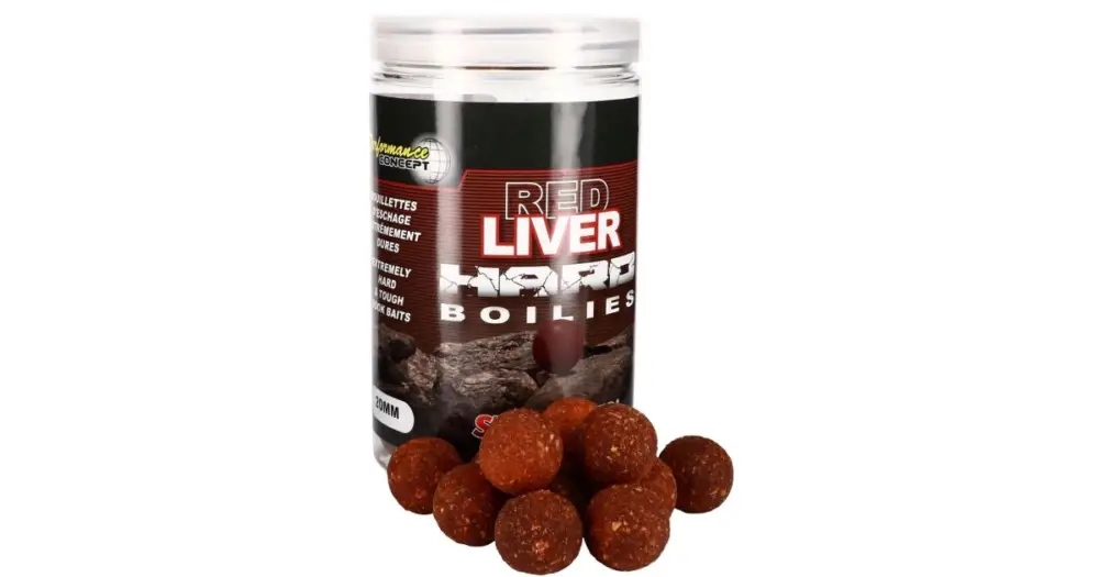 Starbaits Boilie Red Liver Hard 200 g - 20 mm Výhodná Nabídka