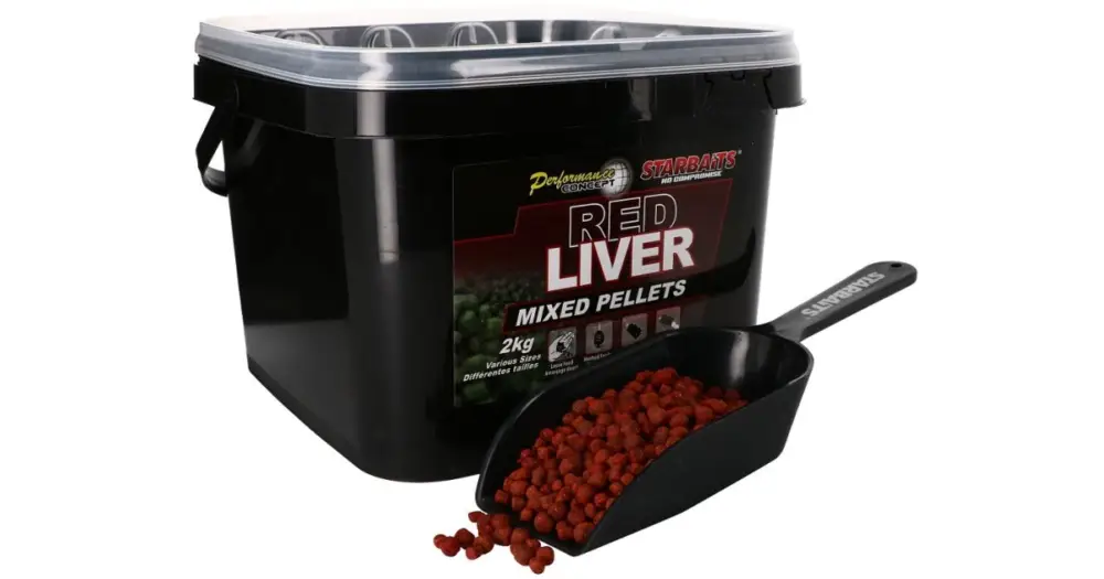 Odeslání Ihned Starbaits Pelety Red Liver Mixed 2 kg
