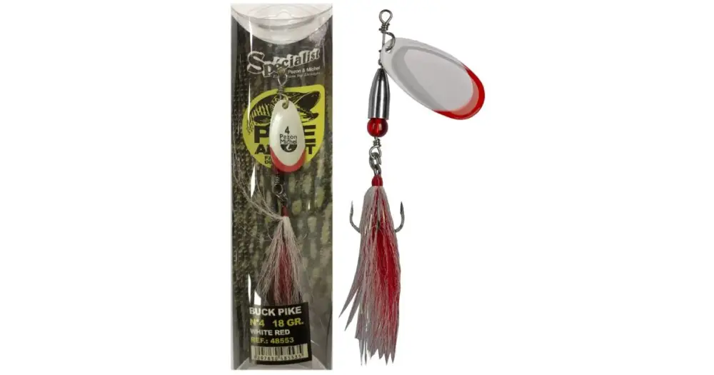 Pezon&Michel Třpytka Buck Pike White Red - 24 g Super Cena