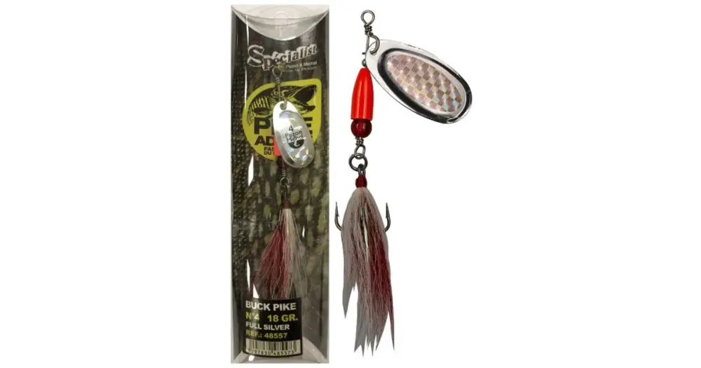 Horká Nabídka Pezon&Michel Třpytka Buck Pike Full Silver - 24 g