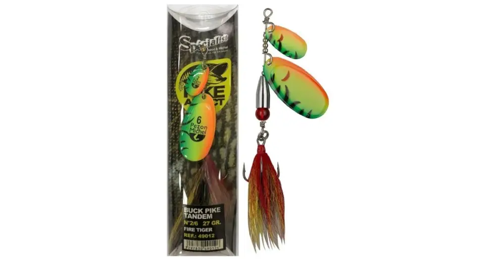Pezon&Michel Třpytka Buck Pike Tandem Fire Tiger 27 g Super Cena