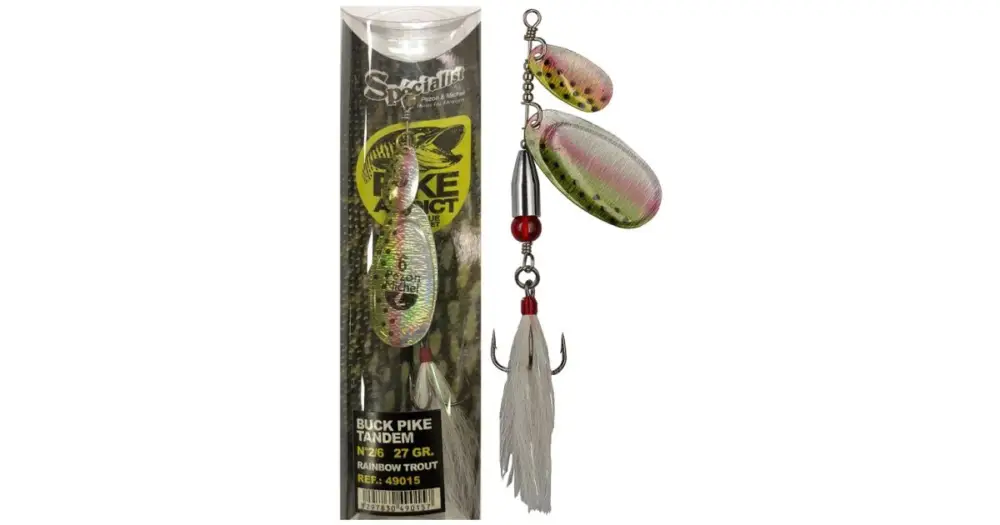 Vrácení Zdarma Pezon&Michel Třpytka Buck Pike Tandem Rainbow 27 g