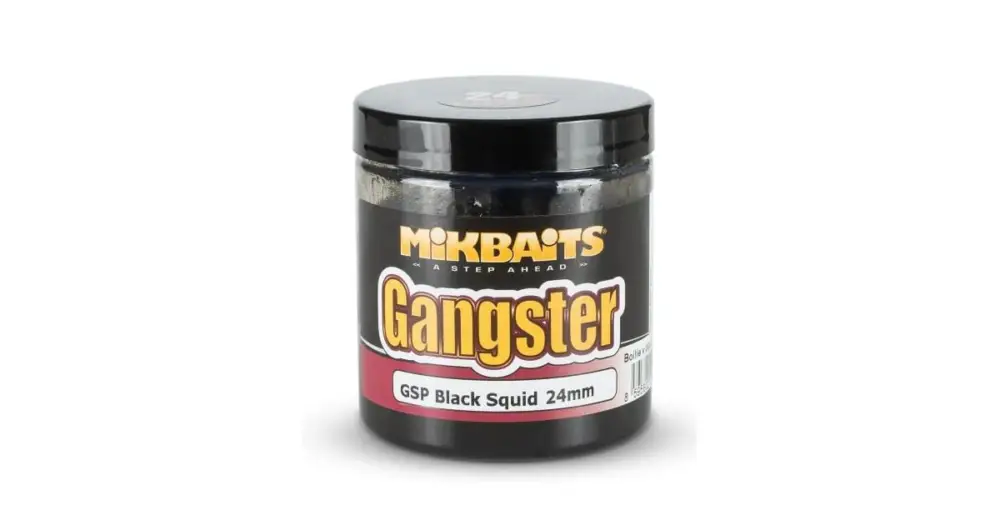 Mikbaits Boilie V Dipu GSP Black Squid 250 ml Vysoce Kvalitní