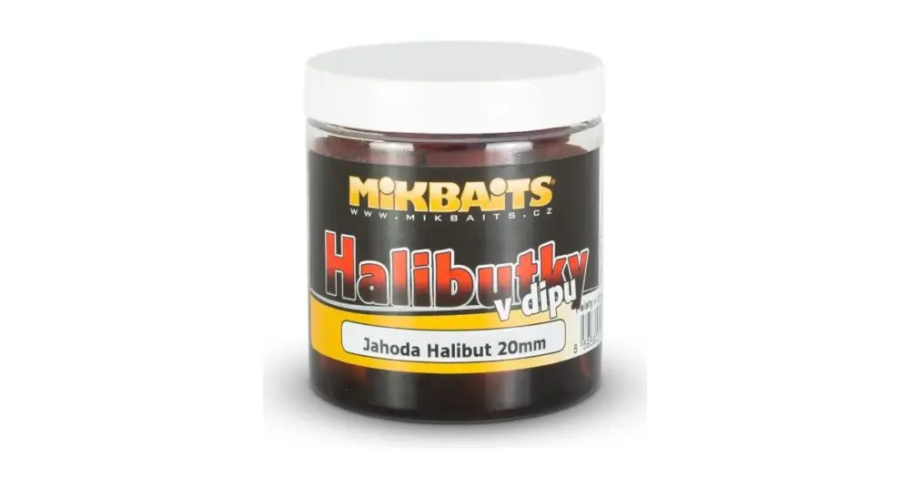 Koupit Online Mikbaits Pelety Halibutky v Dipu 20 mm 250 ml - Jahoda Halibut