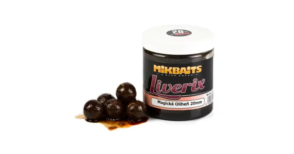 Mikbaits Boilies V Dipu LiveriX Magická Oliheň 250 g Vrácení Zdarma