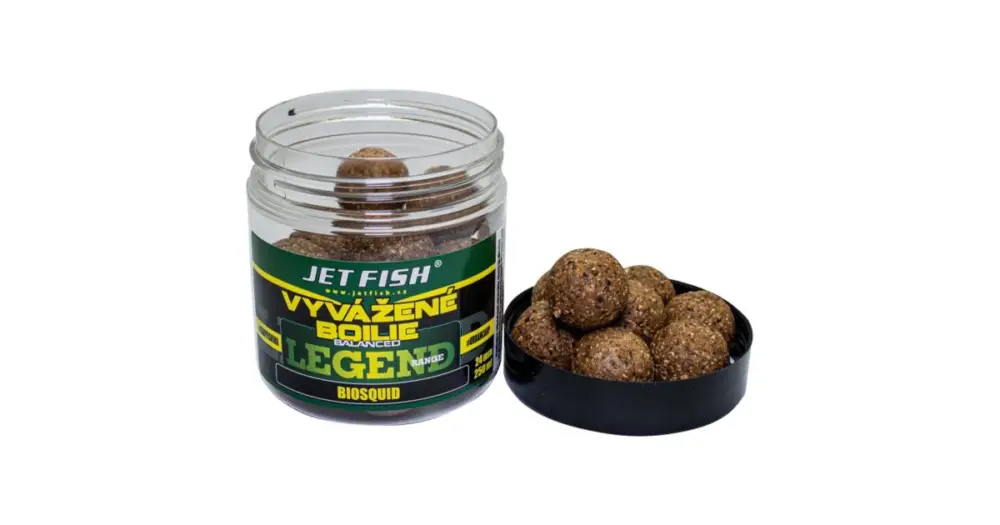 Jet Fish Vyvážené Boilie Legend Range 250 ml 24 mm - Biosquid Nakupujte Hned