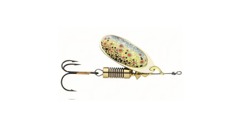 Cenová Bomba Dam Třpytka Effzett Nature 3D Spinner Sinking Brown Trout - 4 10 g