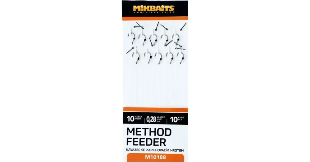 Kup Teď Mikbaits Method Feeder návazce Se Zapichovacím Hrotem 10ks - Velikost 10
