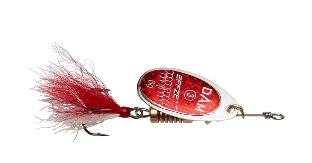 Dam Třpytka Effzett Standard Spinner Dressed Reflex Red - Velikost 3 Hmotnost 6 g Odeslání Ihned