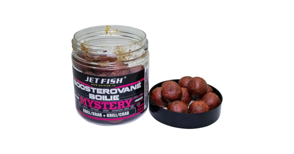 Jet Fish Boosterované Boilie Mystery Krill/Krab 250 ml -20 mm Koupit Online