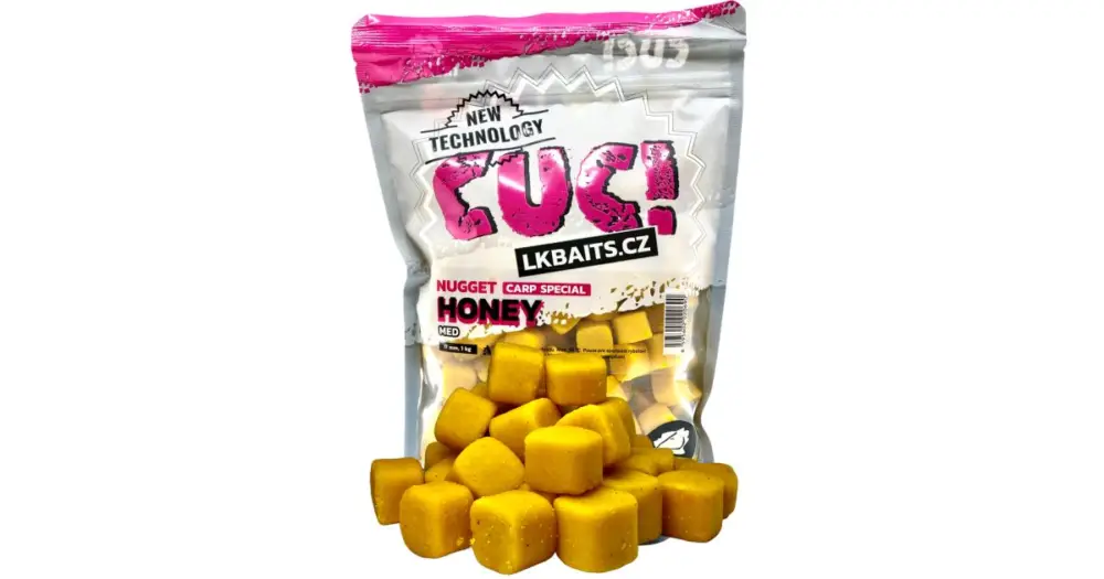 Horká Nabídka LK Baits CUC Nugget Carp Honey 1 kg - 17 mm