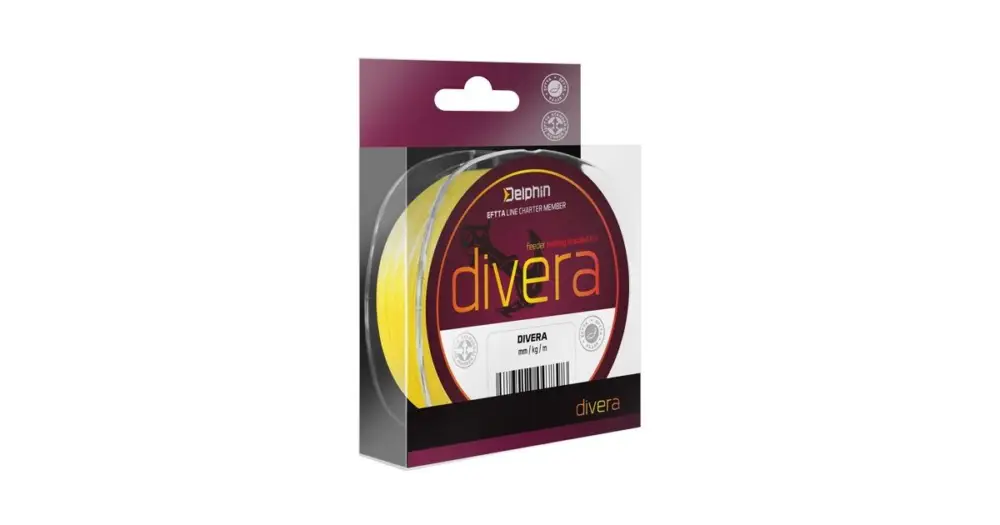 Delphin Splétaná Šňůra Divera Feeder Žlutá 150 m - Průměr 0,12 mm / Nosnost 12 lb Super Cena