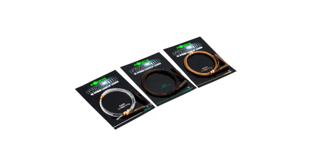 Top Prodej Korda Koncová Montáž Dark Matter Leader QC Hybrid Clip 100 cm 18,1 kg - Gravel