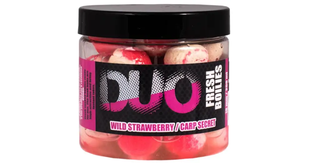 LK Baits Boilie DUO X-Tra Fresh Wild Strawberry/Carp Secret Top Prodej