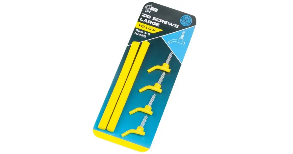 Nash Rovnátka Zig Screws Large - Žlutá Oblíbený