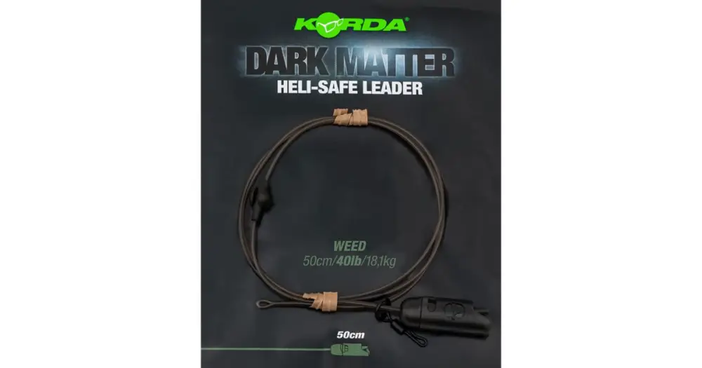 Hit Sezóny Korda Koncová Montáž Dark Matter Leader Heli Safe 18,1 kg 50 cm