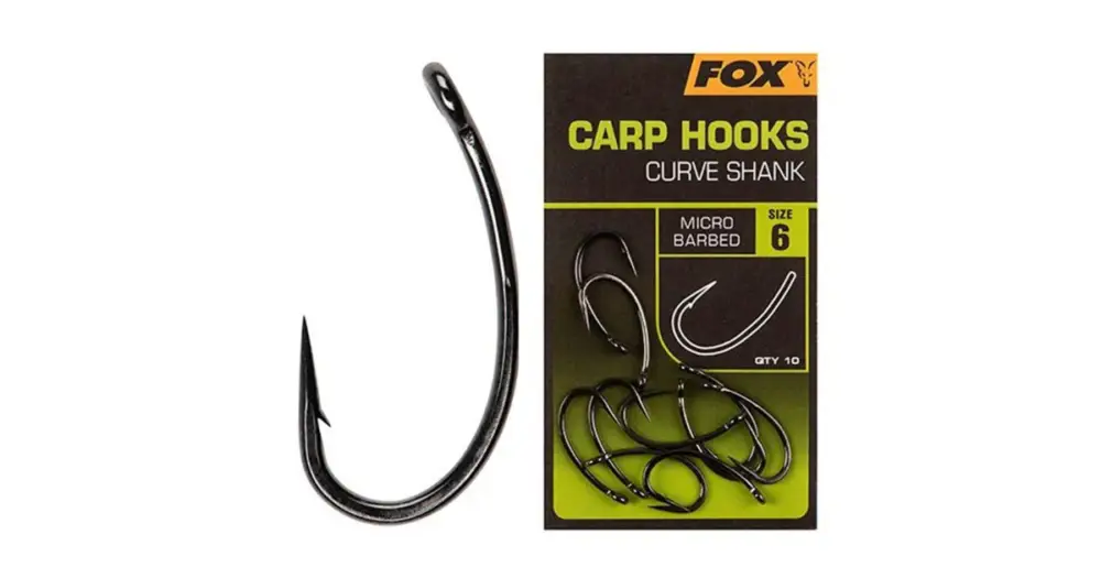 Výprodej Fox Háčky Curve Shank 10 ks - Velikost 6