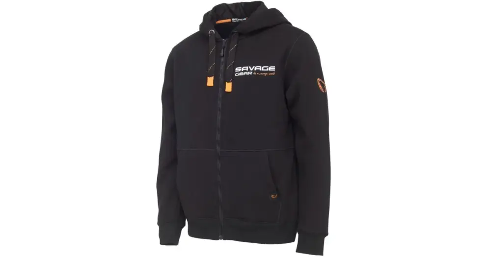 Horká Nabídka Savage Gear Mikina Urban Zip Hoodie Black INK - S