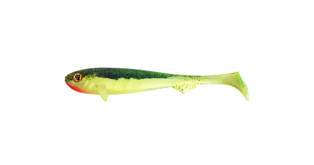 Finální Výprodej Fox Rage Gumová Nástraha Super Slick Shad UV Lemontiger 28 cm
