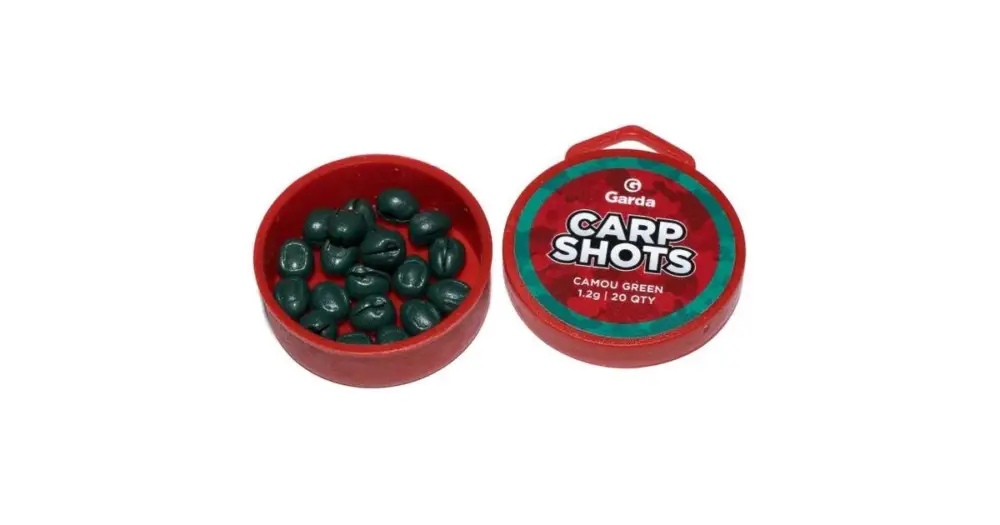 Garda Bročky Carp Shots Camou Green - 20 ks 1,2 g Super Cena