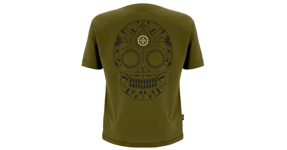 Doprava Zdarma KUMU Tričko DEATH RIG Khaki - Velikost 4XL