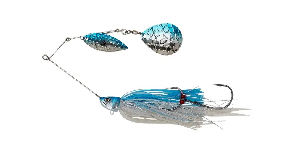 Nízká Cena Savage Gear Třpytka Da Bush Spinnerbait Sinking Blue Silver