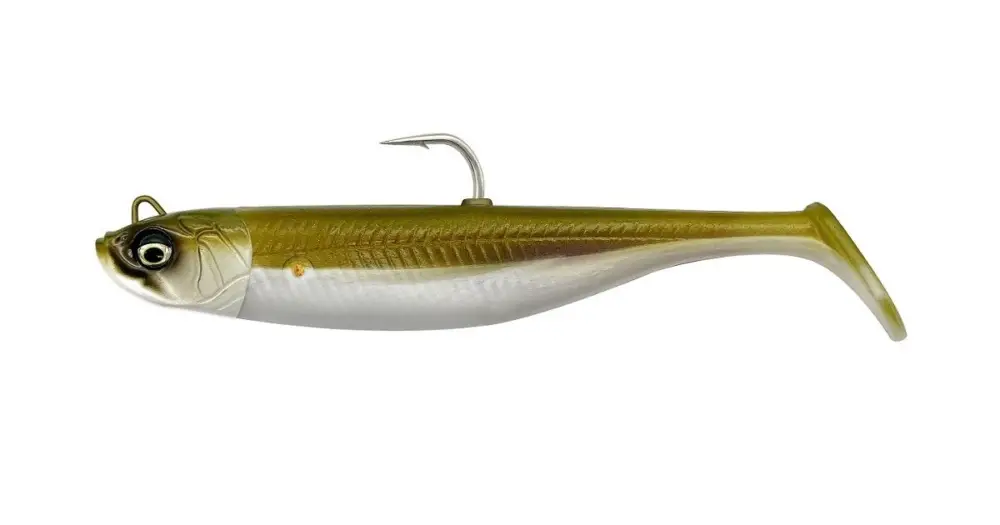 Omezená Nabídka Savage Gear Gumová Nástraha Minnow Sinking Khaki - 10 cm 20 g
