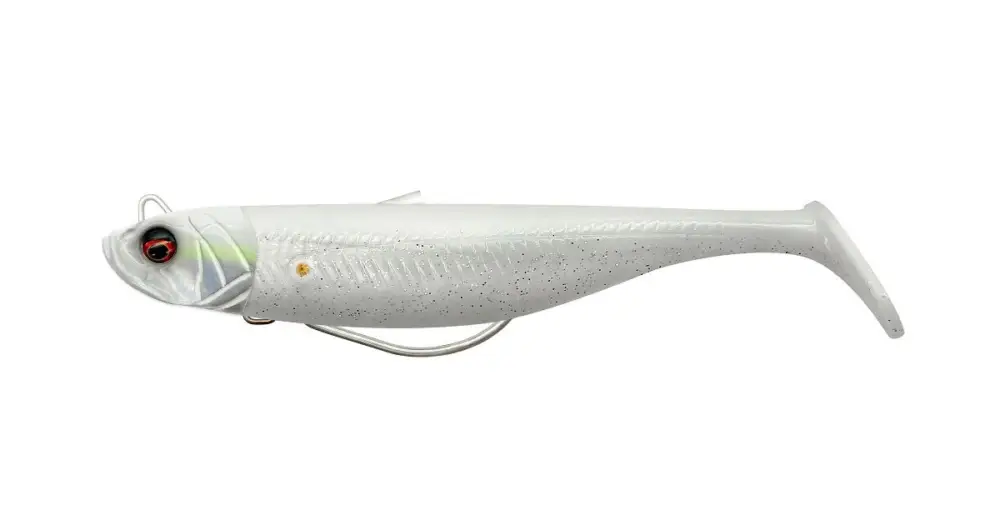 Poslední Šance Savage Gear Gumová Nástraha Minnow Weedless White Pearl Silver