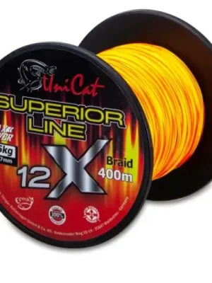 Aktuální Uni Cat Splétaná Šňůra 12 X Superior Line 400 m - 0,50 mm 51 kg